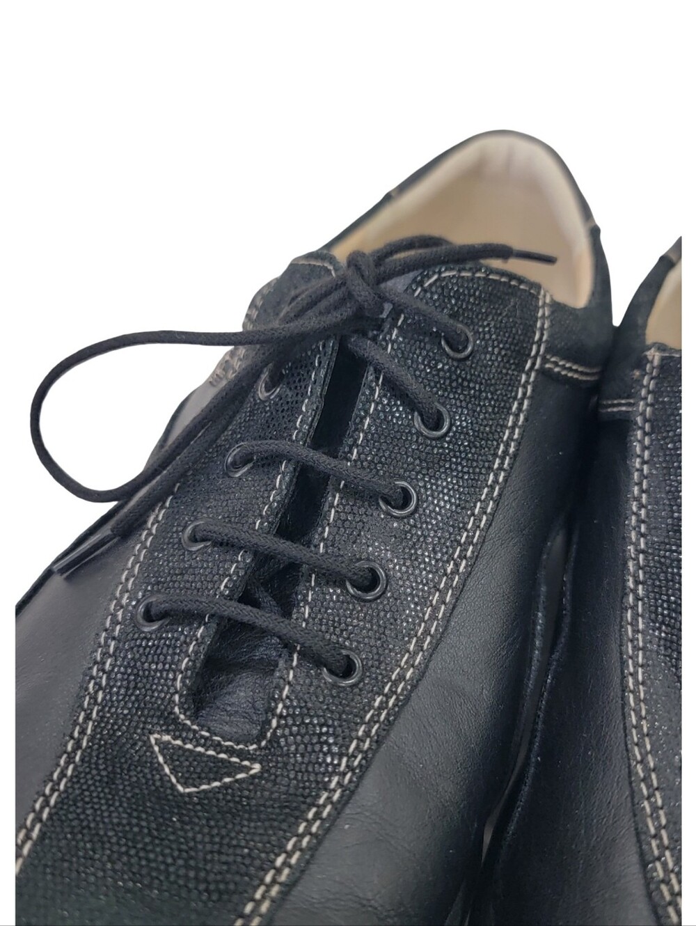 Finn Comfort Ariano Womens Leather Oxfords Black UK 6 US 8.5 NO INSOLES - Picture 10 of 17